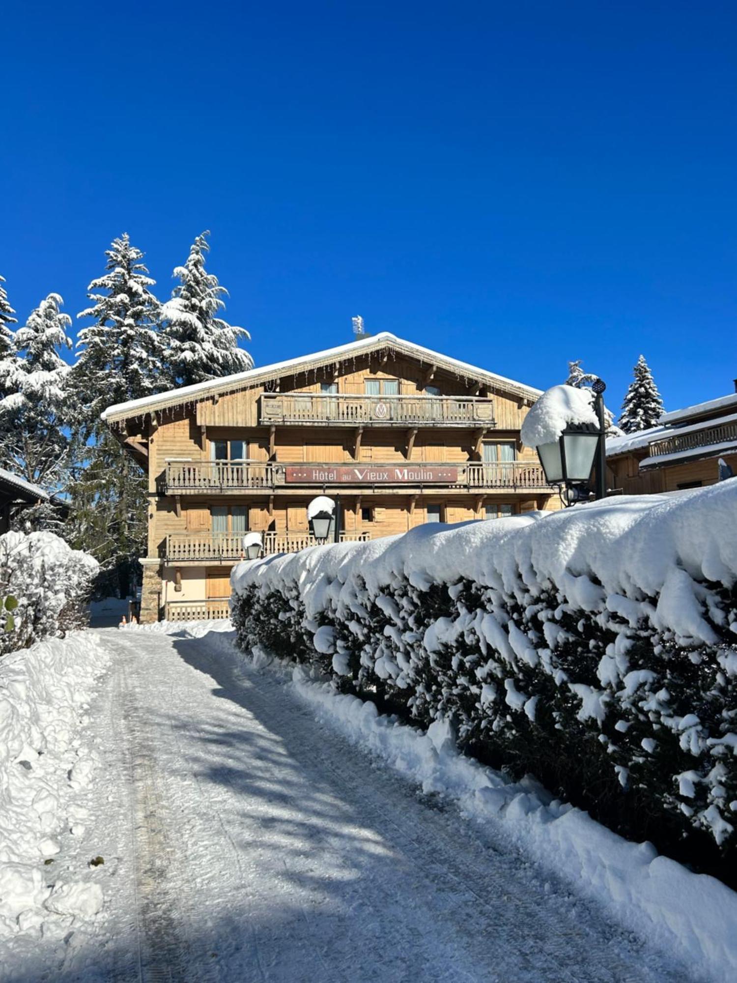 Au Vieux Moulin Hotel Megève Exterior foto
