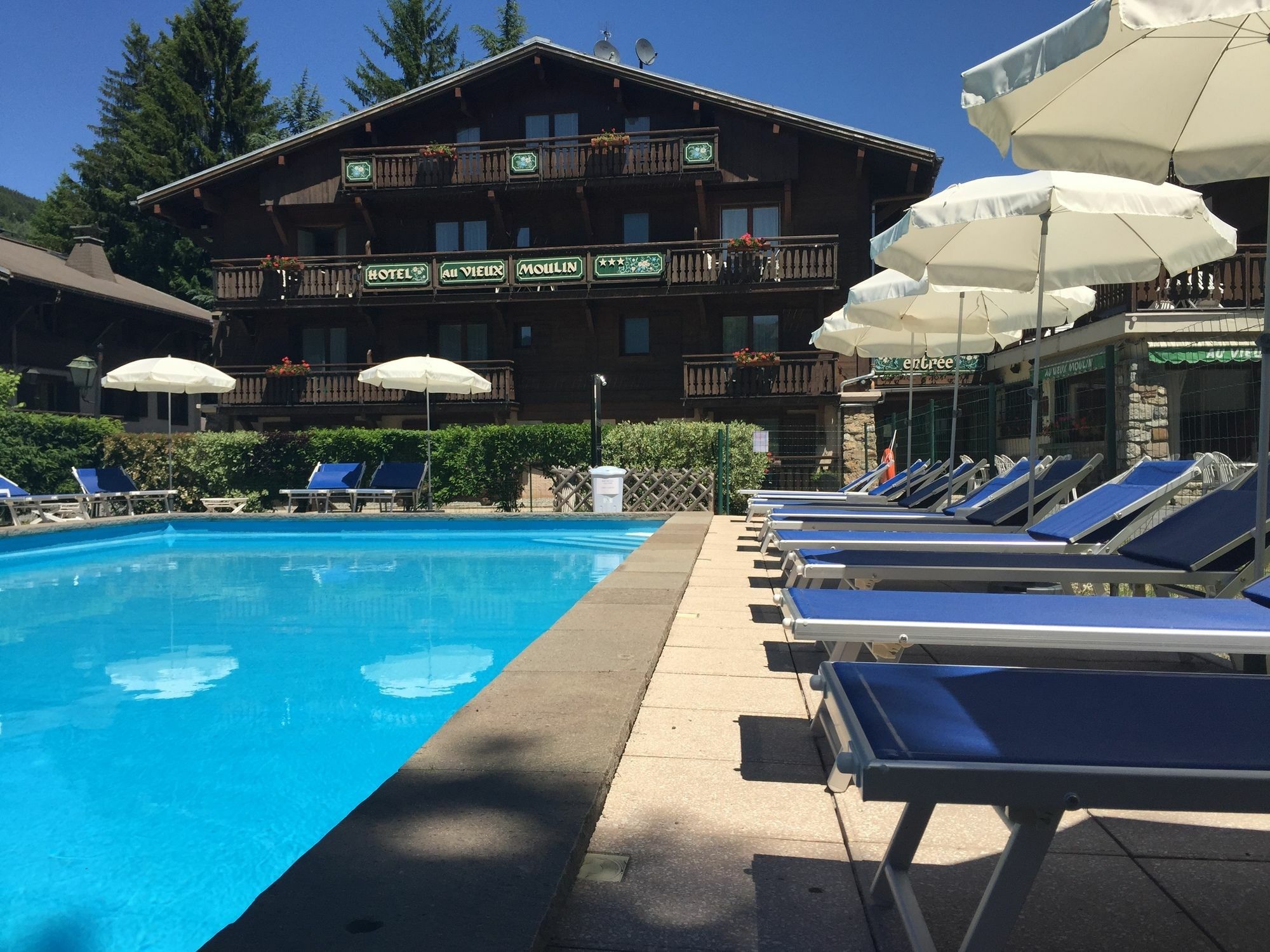 Au Vieux Moulin Hotel Megève Exterior foto